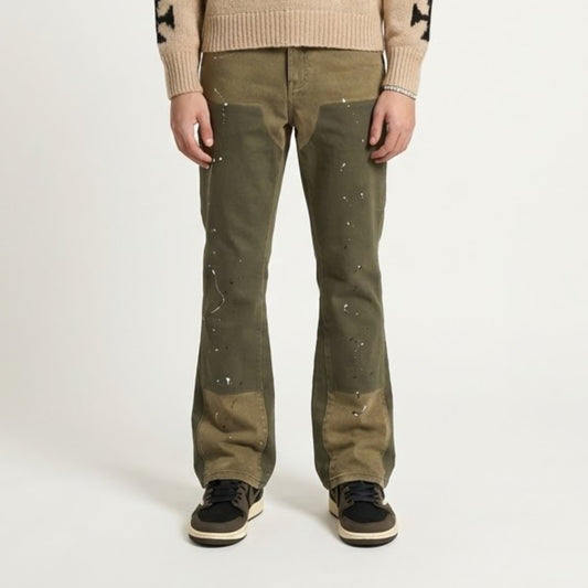 STONE FLARED CARPENTER — JEANS