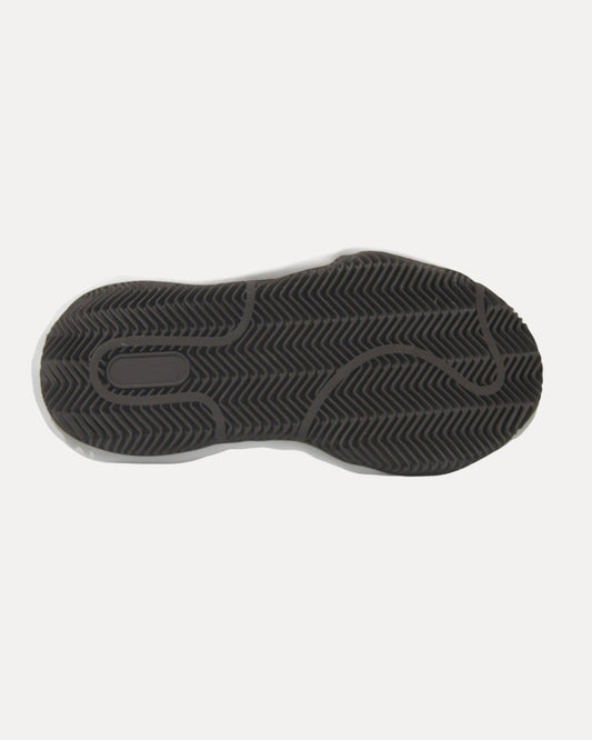 Wave Sole Leer Wit — Sneakers