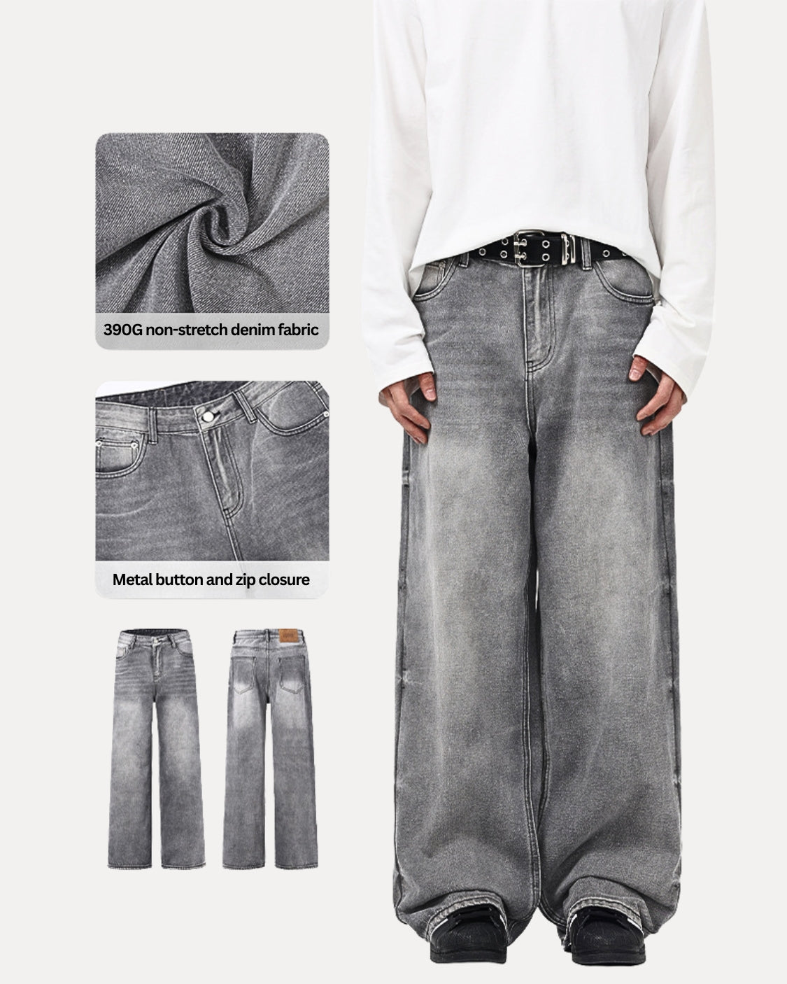 Grayflow Wide Leg — Jeans