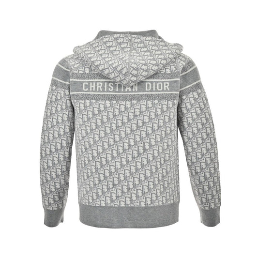 Dior Cashmere Zip Grijs — Hoodie