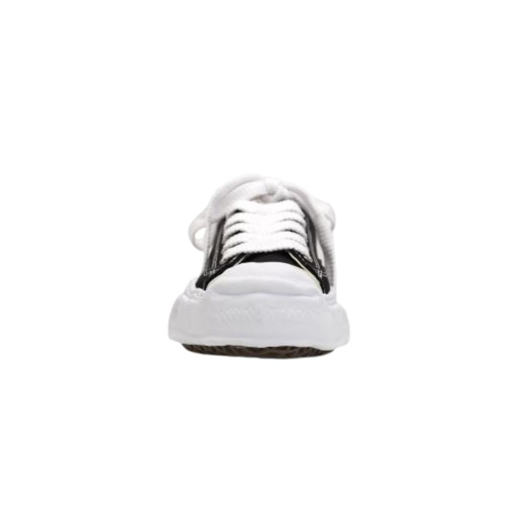 MAISON MIHARA YASUHIRO HANK OG SOLE CANVAS LOW BLACK — SNEAKERS