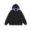Chequered Line Zip Hoodie