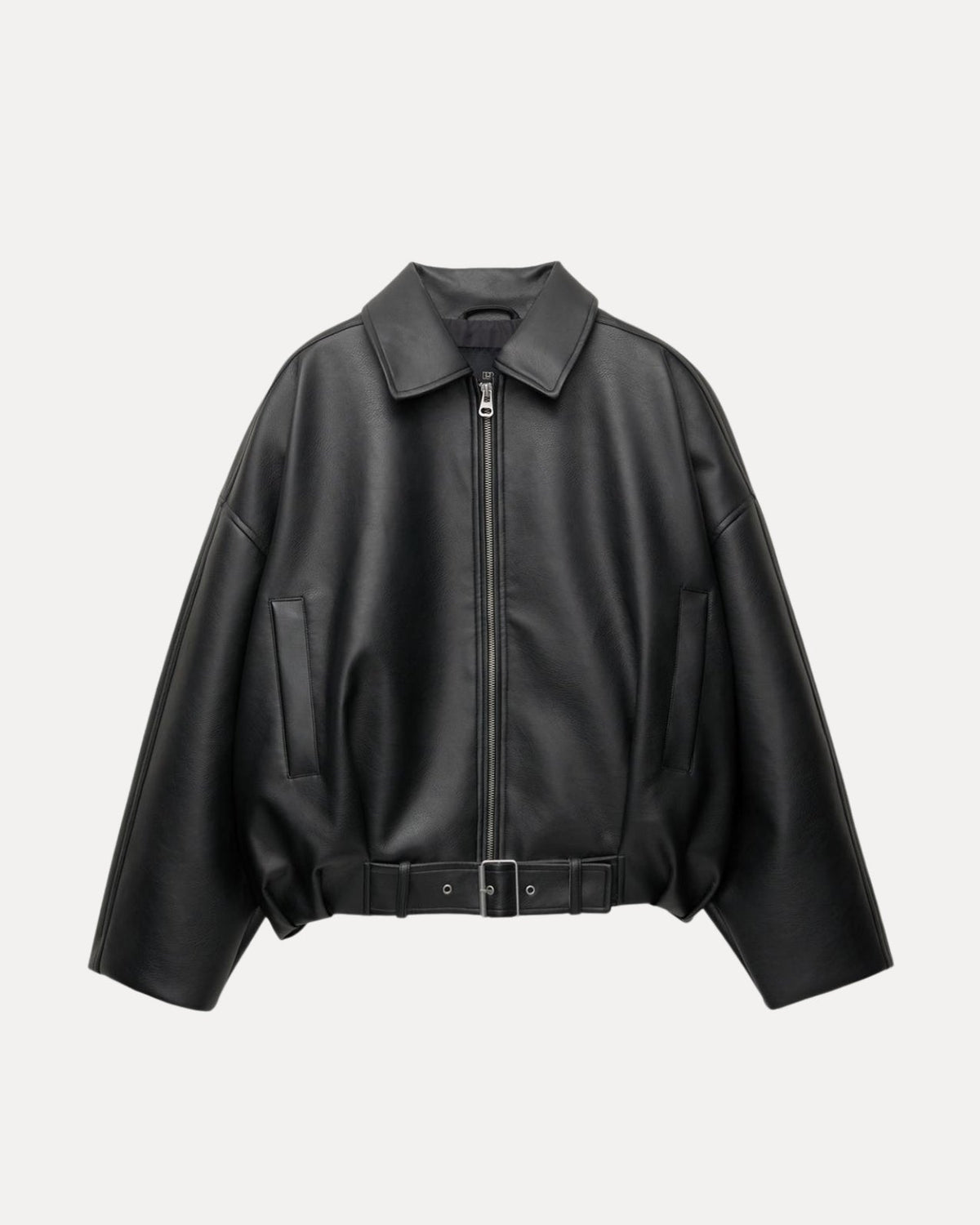 Belted Leren — Jas