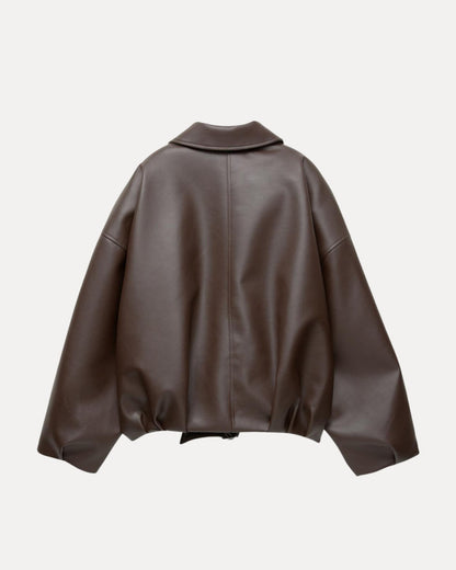 Belted Leren — Jas