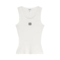 Loewe Anagram Tank Wit / Zwart — T-shirt