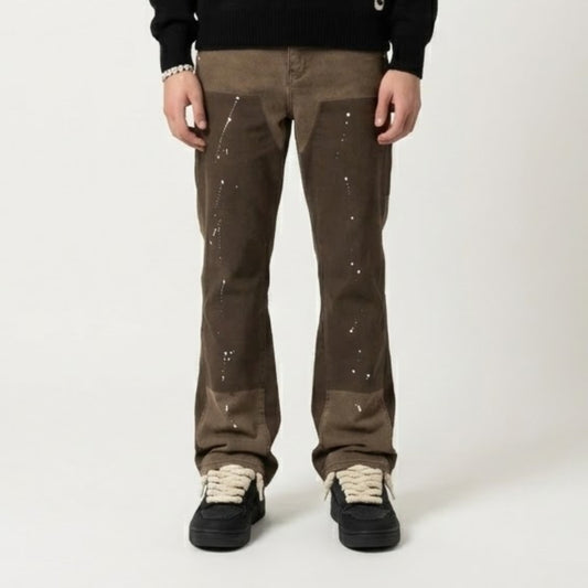 SLATE FLARED CARPENTER — JEANS