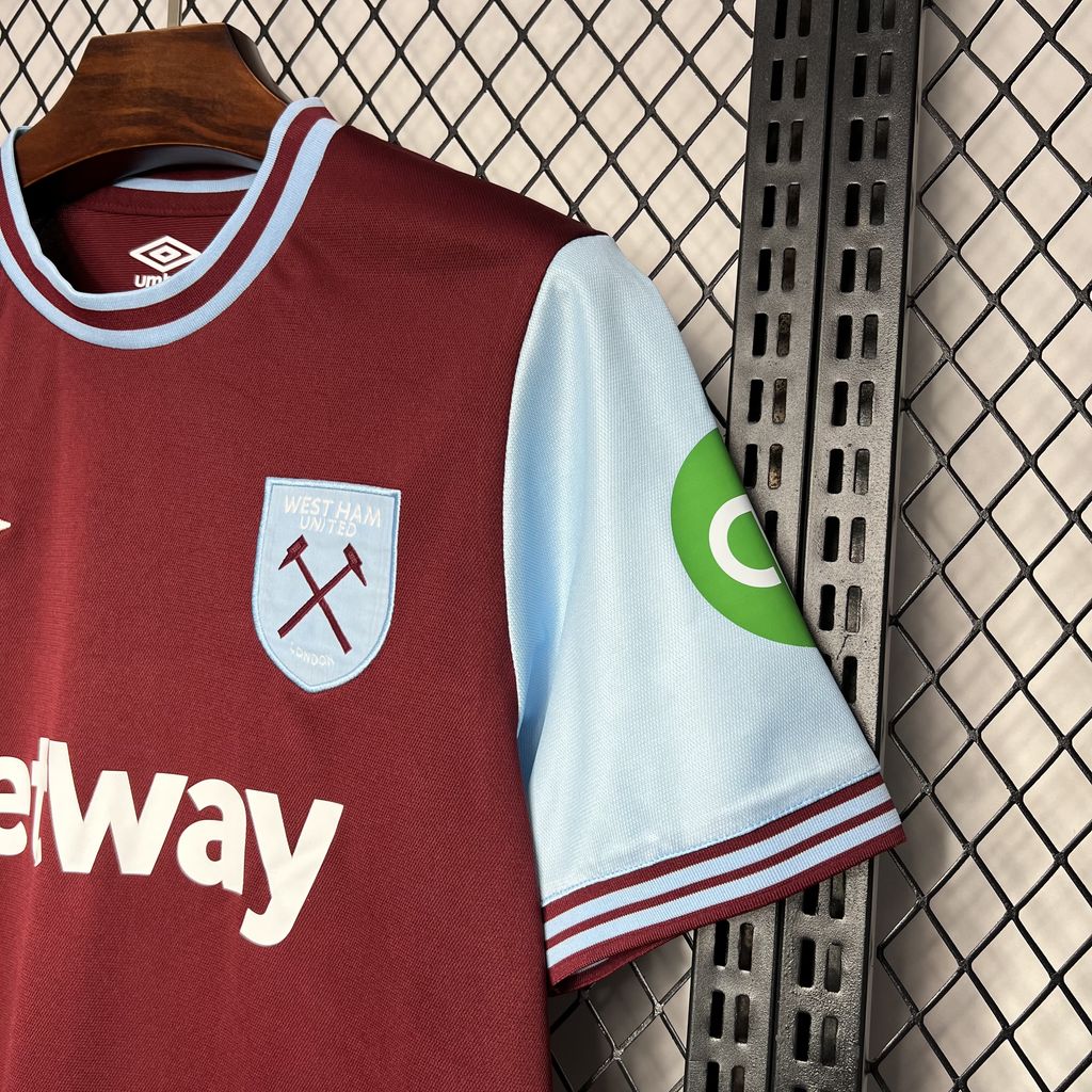 West Ham United 2024/25 Shirt I 50% KORTING!