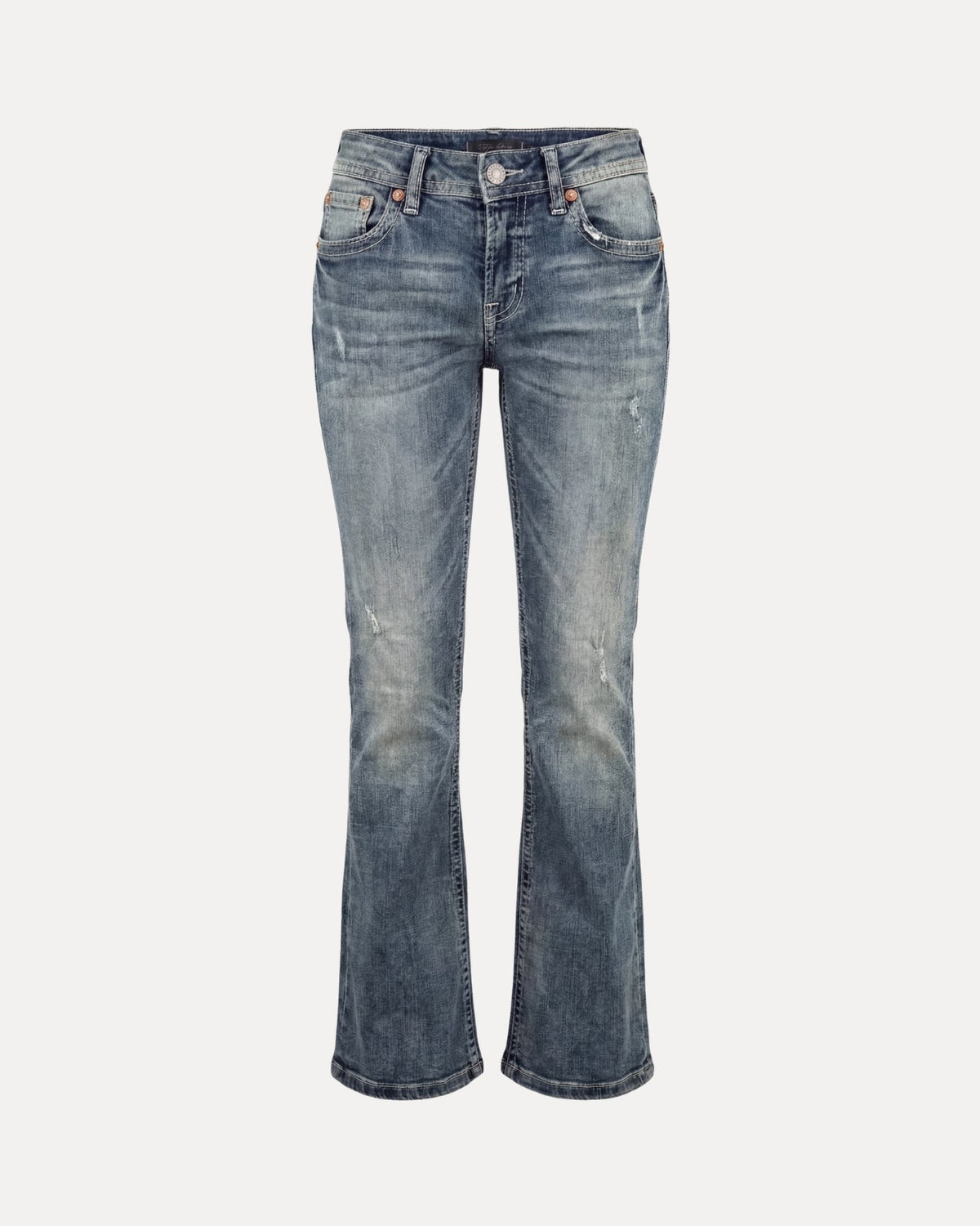 Embroidered Bootcut — Jeans