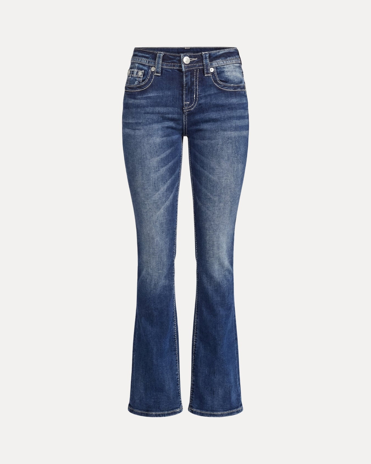 Embroidered Flare — Jeans