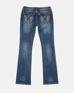 Midnight Wing Straight — Jeans