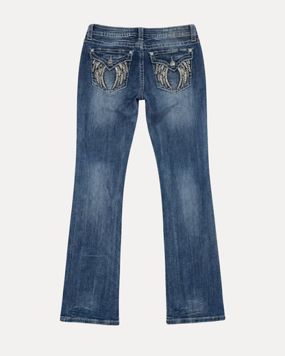 Midnight Wing Straight — Jeans