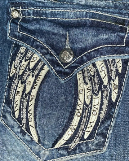 Midnight Wing Straight — Jeans