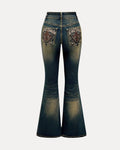 Regal Bloom Flare — Jeans