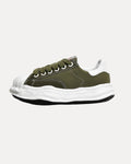Wave Sole Canvas Olijfgroen — Sneakers