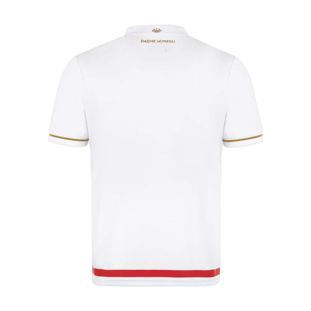 AS Monaco 2025/26 thuisshirt achterkant