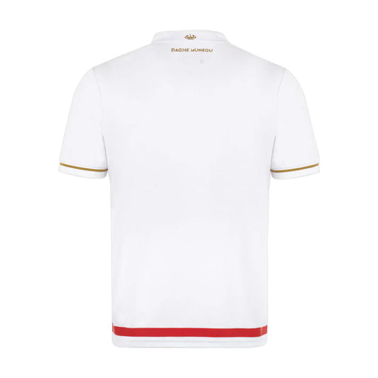 AS Monaco 2025/26 thuisshirt achterkant