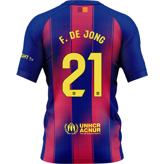 FC Barcelona 25/26 thuisshirt detail