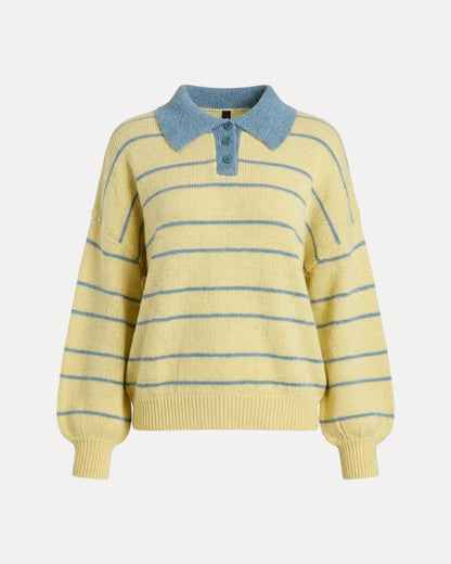 Lemon Polo Knit — Trui