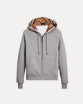 Checked Zip — Hoodie
