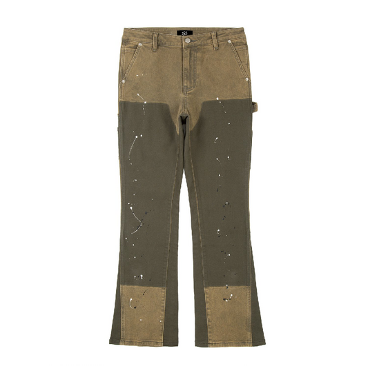 STONE FLARED CARPENTER — JEANS