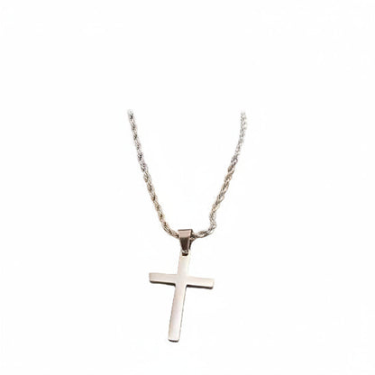 Loel met Kruis Hanger — Ketting
