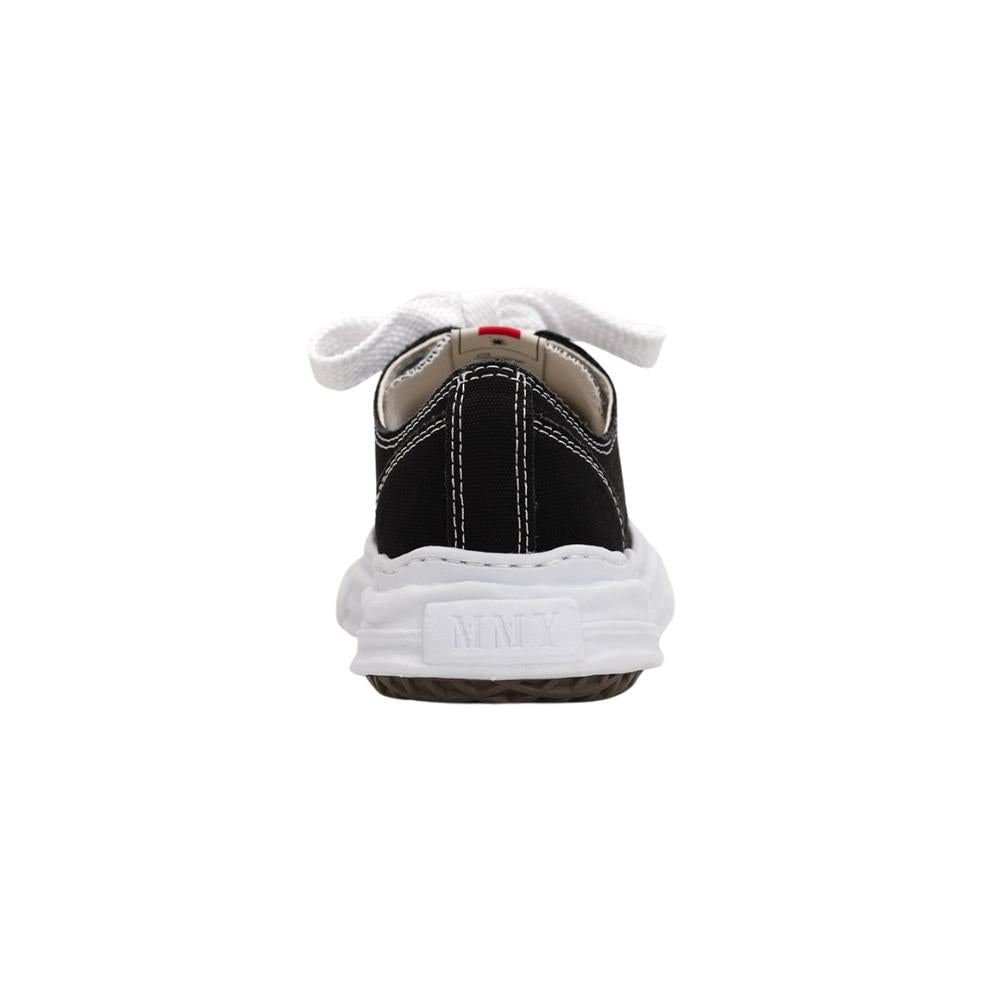 MAISON MIHARA YASUHIRO HANK OG SOLE CANVAS LOW BLACK — SNEAKERS