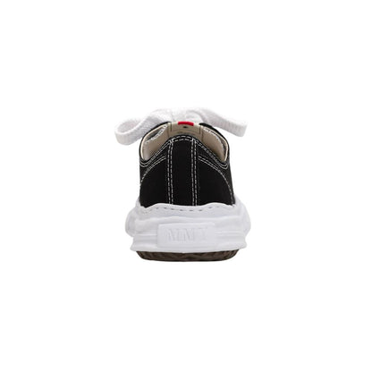 MAISON MIHARA YASUHIRO HANK OG SOLE CANVAS LOW BLACK — SNEAKERS