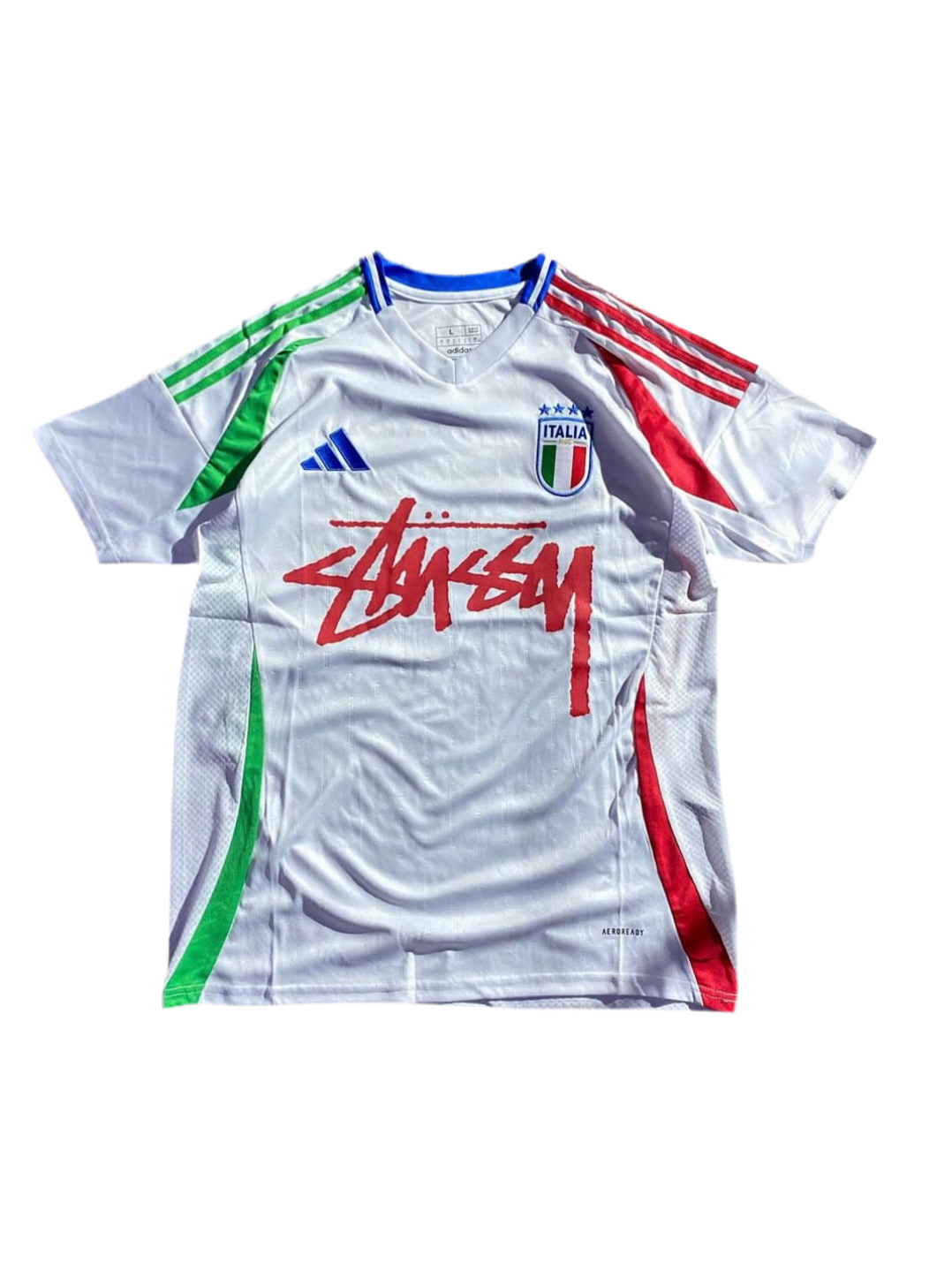ITALIË X STUSSY - SHIRT WIT
