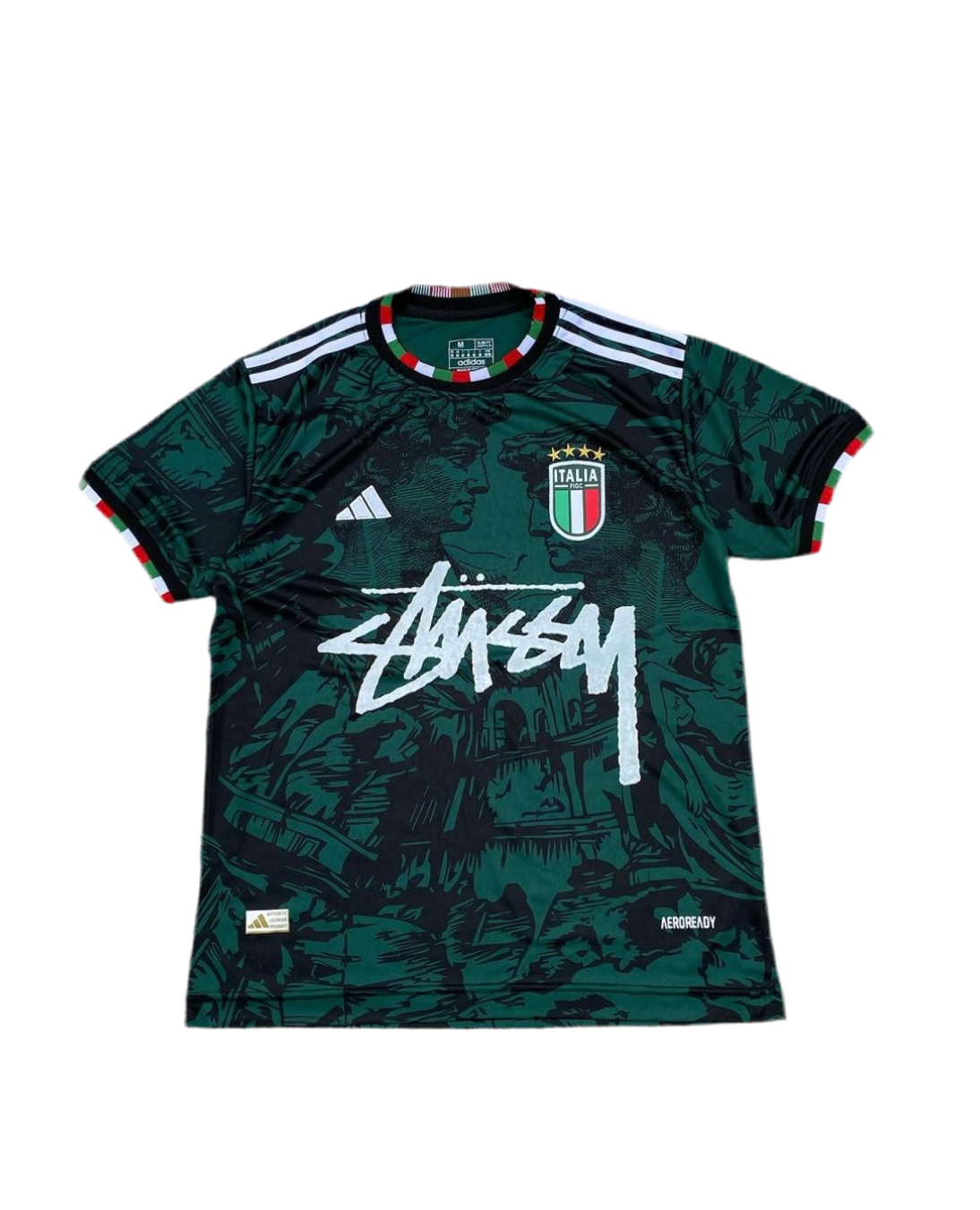 ITALIË X STUSSY - JERSEY GROEN