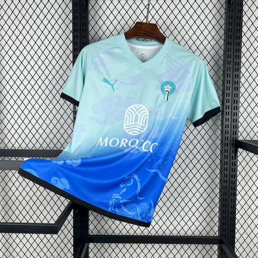 Marokko 2025/26 Ocean Spirit editie voetbalshirt, vooraanzicht