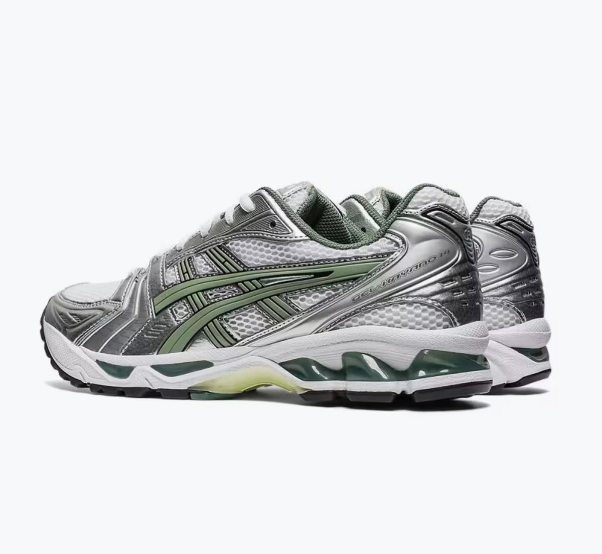 Asics Gel-Kayano 14 Wit / Zilver — Sneakers