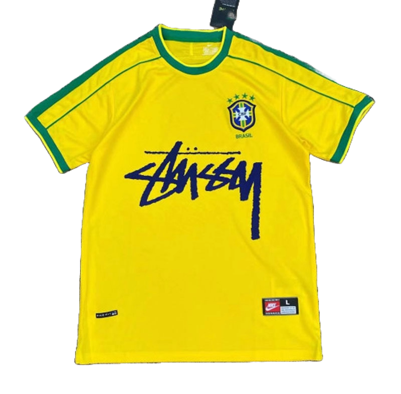 GEEL - BRASIL X STUSSY JERSEY