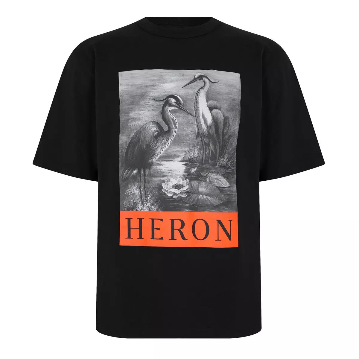 Heron Preston Graphic Zwart — T-shirt