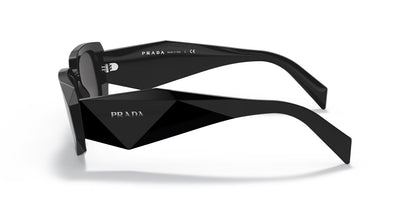 Prada Geometric Logo Zwart — Zonnebril
