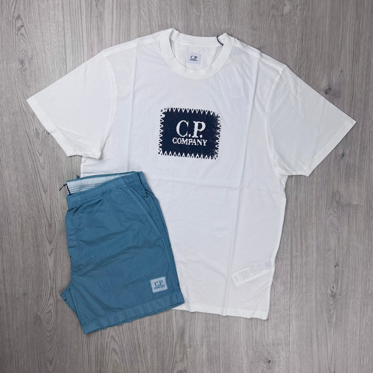 CP COMPANY WIT / ZILVERBLAUW — ZOMERSET
