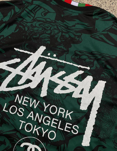 ITALIË X STUSSY - JERSEY GROEN