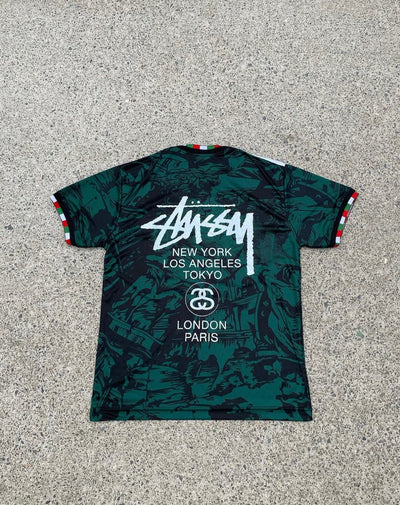 ITALIË X STUSSY - JERSEY GROEN