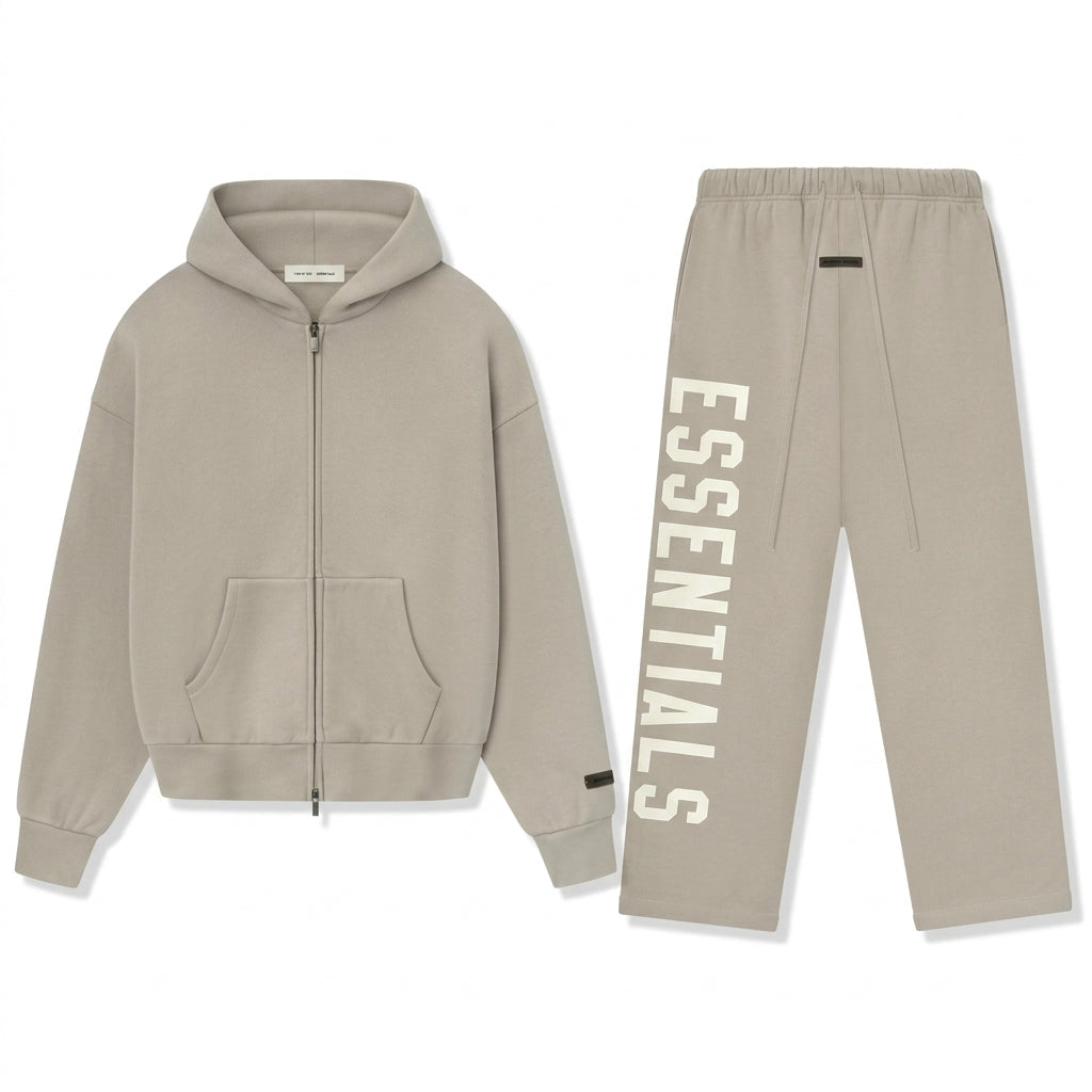 FEAR OF GOD ESSENTIALS ZIP UP — TRAININGSPAK