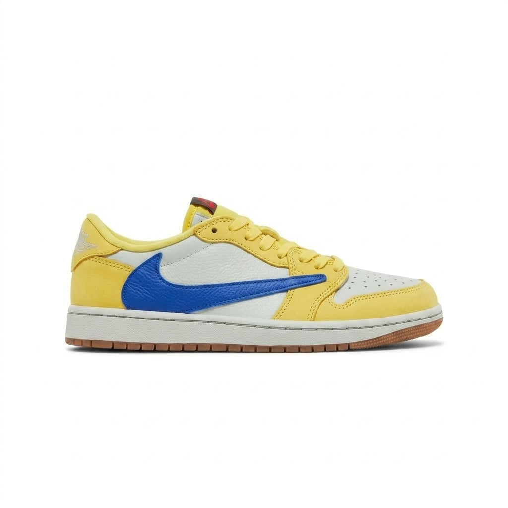 TRAVIS SCOTT X WMNS AIR JORDAN 1 RETRO LOW OG SP 'CANARY' — SNEAKERS
