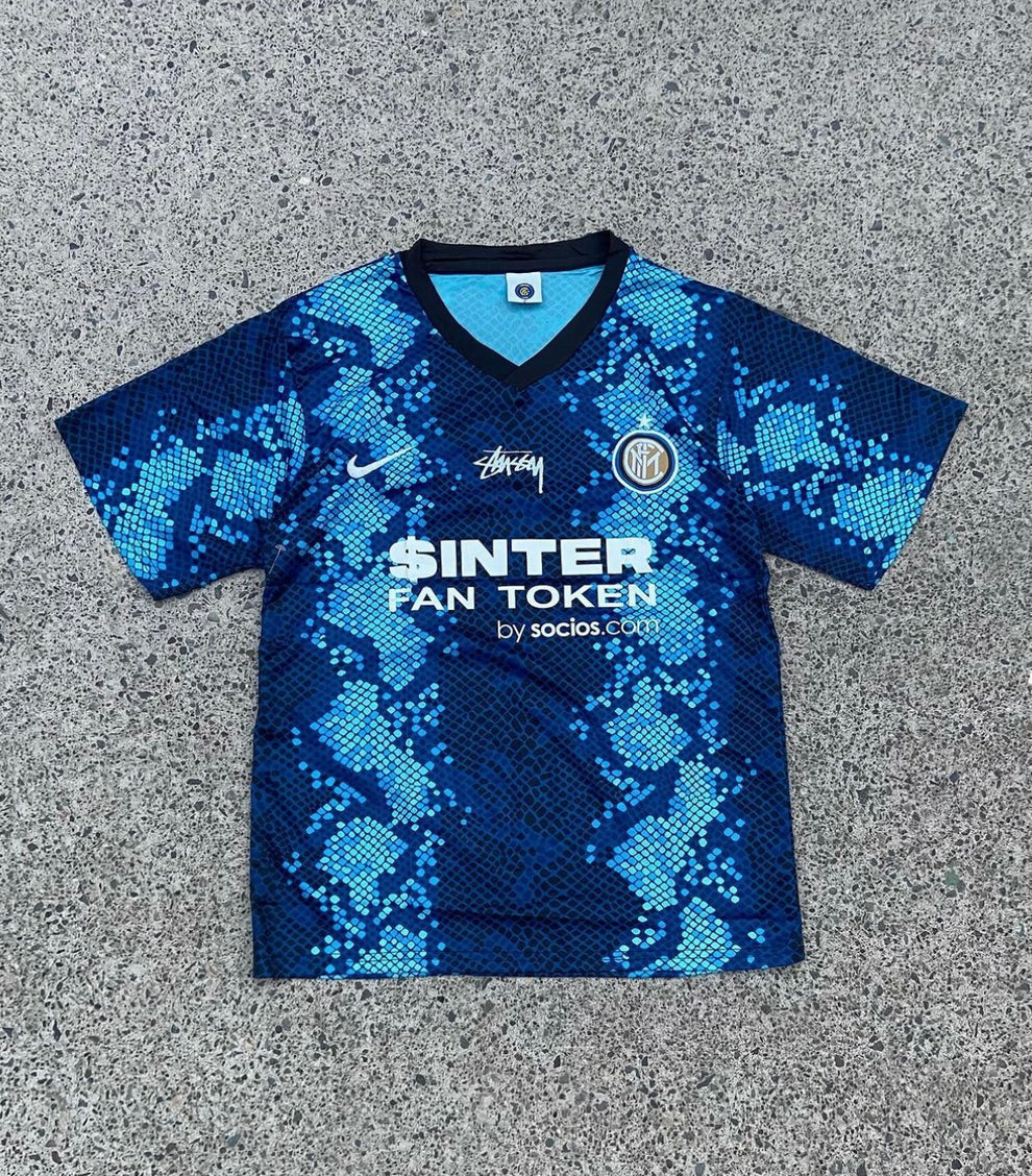 STUSSY X "INTER" JERSEY - BLAUW (Speciale Editie)