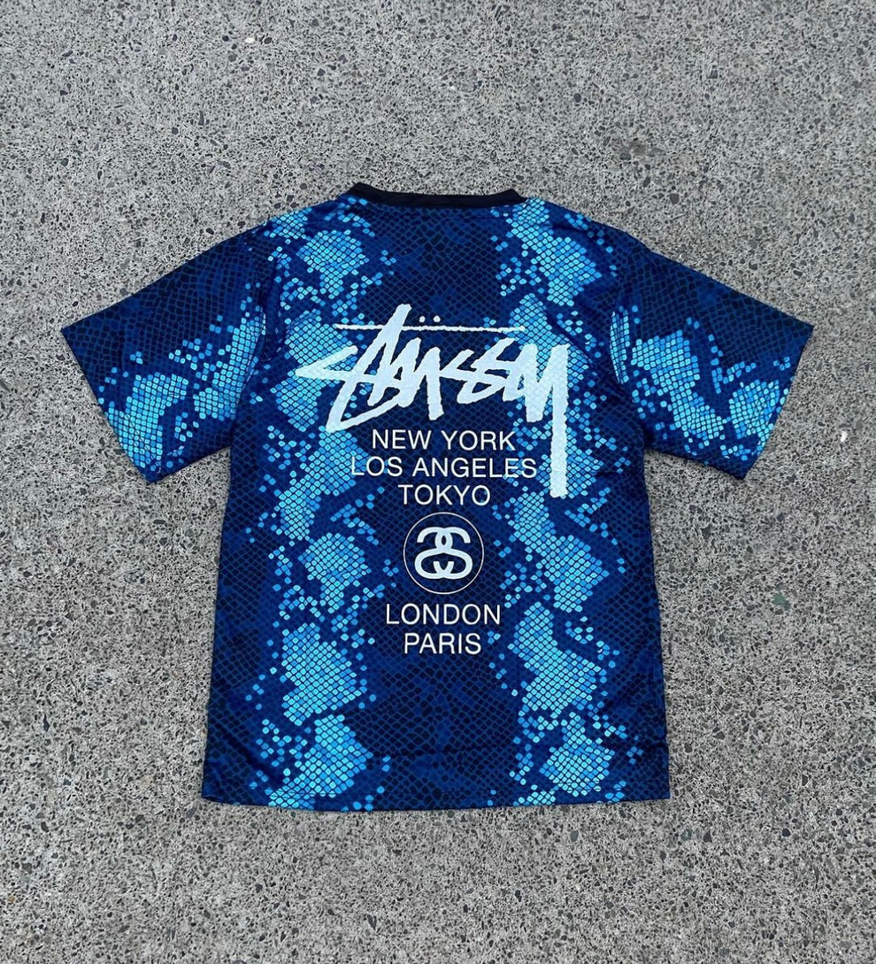 STUSSY X "INTER" JERSEY - BLAUW (Speciale Editie)