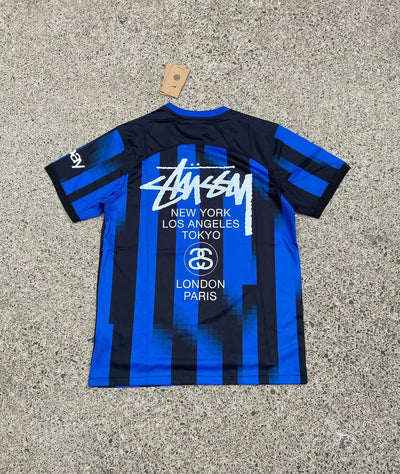 STUSSY X "INTER" TRUI - BLAUW/ZWART