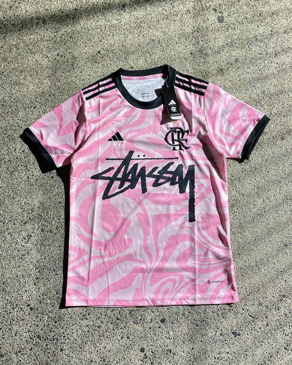 STUSSY X "FLAMENGO" TRUI - ROZE