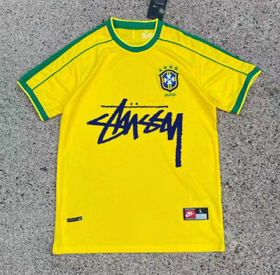 GEEL - BRASIL X STUSSY JERSEY