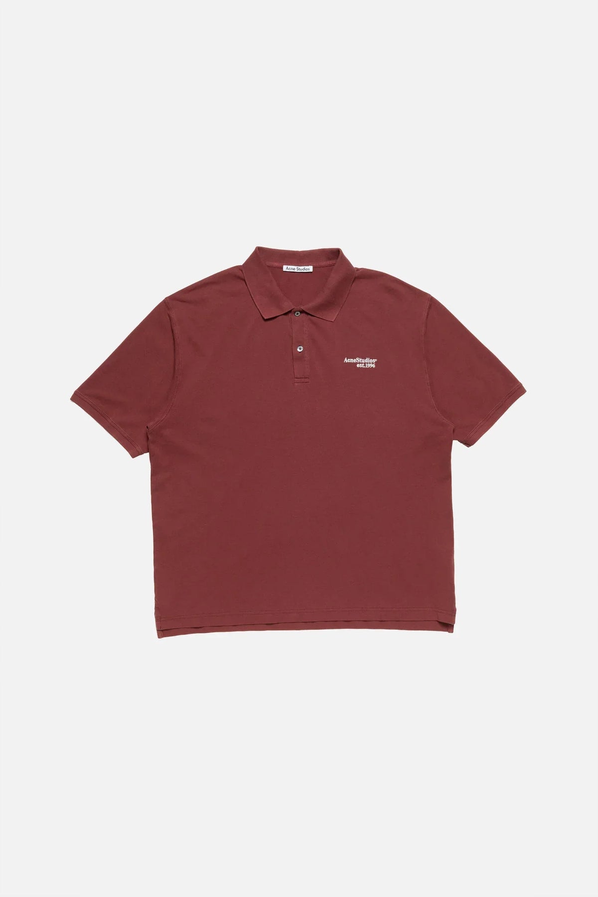 ACNE STUDIOS WASHED LOGO — POLO