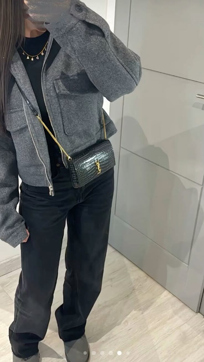 Cropped Wool — Jas
