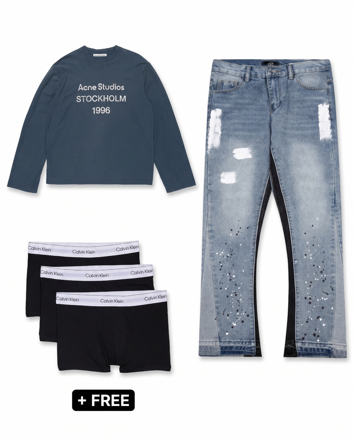 ACNE STUDIOS DEEP BLUE — OUTFIT