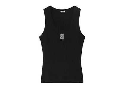 Loewe Anagram Tank Wit / Zwart — T-shirt