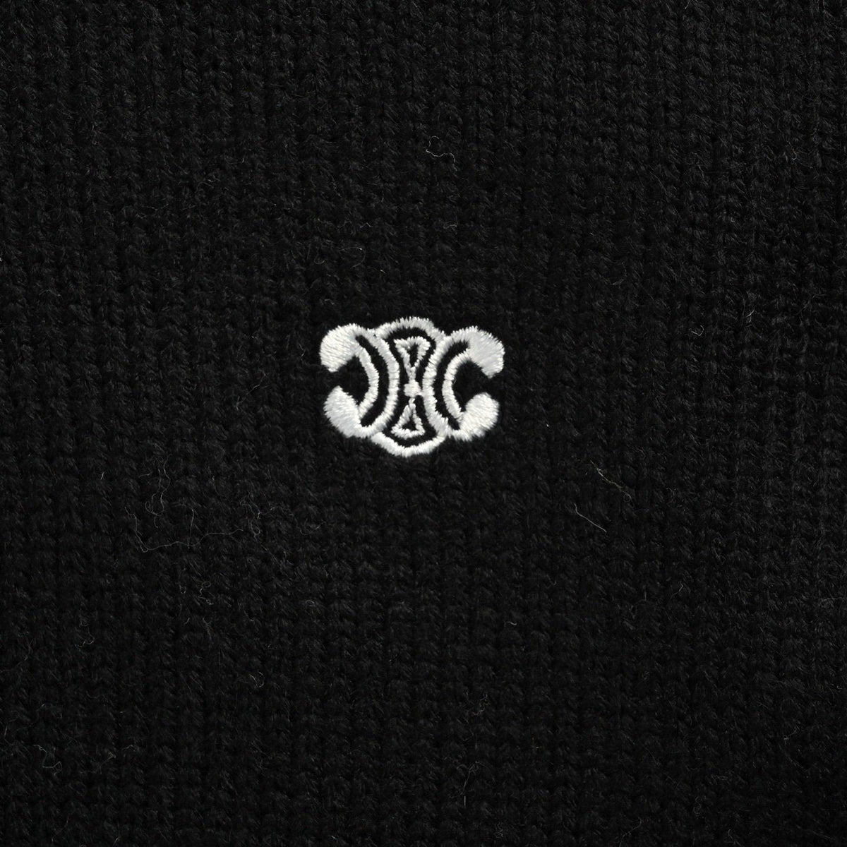 Celine Logo Zwart — Trui
