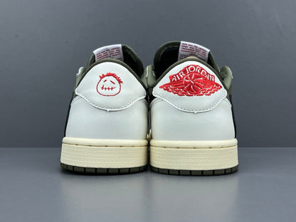 AIR JORDAN 1 RETRO LOW OG SP TRAVIS SCOTT MEDIUM OLIVE — SNEAKERS